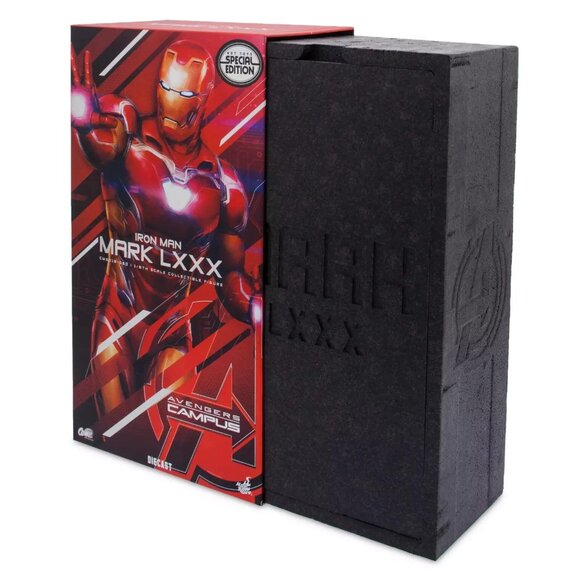 💥 HOT TOYS 💥 Disney Marvel Iron Man LXXX 1/6 Scale Diecast Figure CMS018-D60 - Picture 1 of 15
